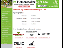 Tablet Screenshot of defietsenmakeroptloo.nl